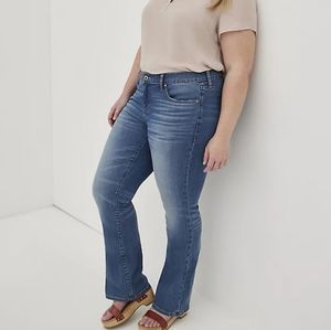 Torrid Mid-Rise Slim Boot Vintage Stretch Medium Wash 30S